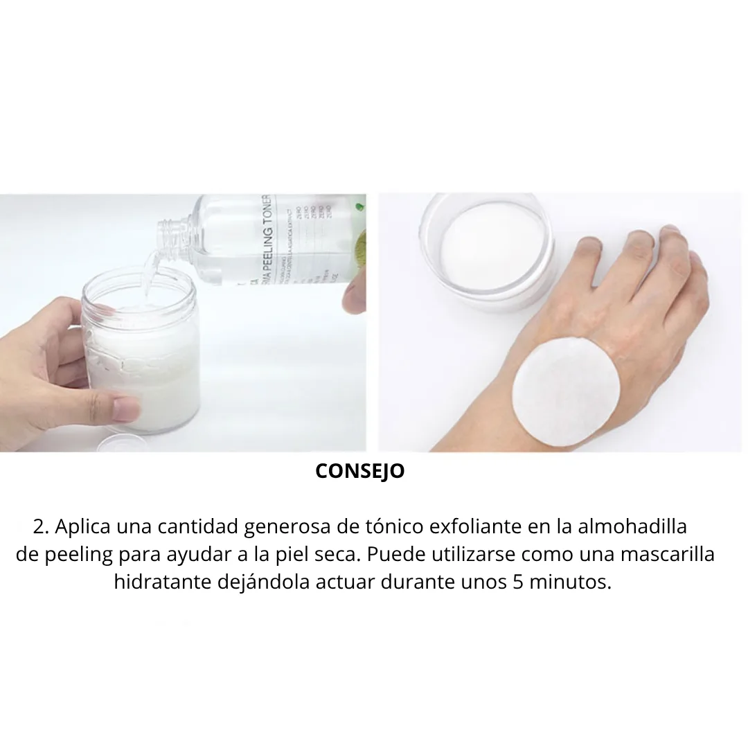 Dr. CICA Derma Peeling Toner / Tónico Exfoliante Dr. CICA Derma (Centella Asiática) - Imagen 4