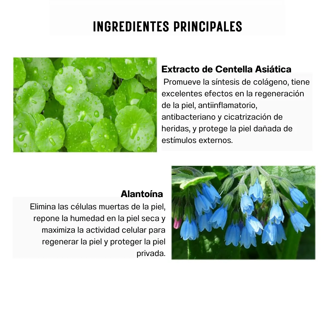 CICA Solution Mask Pack / Mascarilla de Centella Asiática - Imagen 5